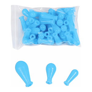 Cuentagotas de Silicona Plástica de 1-10 mL, Esterilizable al Vapor, para Pipetas Pasteur, Paquete Médico Industrial - Product Image 2