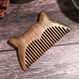 Peine para Barba y Cabello de Madera Sostenible, Hecho a Mano, con Forma de Gato, Producto Ecológico para el Cuidado del Cabello, para el Mercado Global, Suministro B2B - Product Image 3