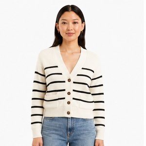 Pull en maille à manches longues et col rond, personnalisé, nouvelle collection, style tendance pour femme - Product Image 1