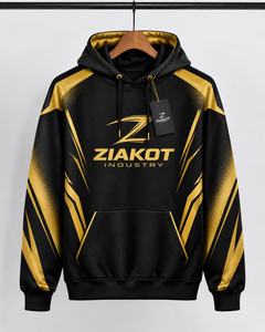 Wholesale Direct Industry Best Selling Custom Stitched Black <b>Orange</b> 3D Torn <b>Paper</b> Style Sports Pullover Sweatshirt Hoodie - Product Image 5