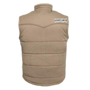 Gilets de soudeur une pièce, combinaison de soudage sur mesure, vestes de protection en cuir de haute qualité résistantes à la chaleur - Product Image 2