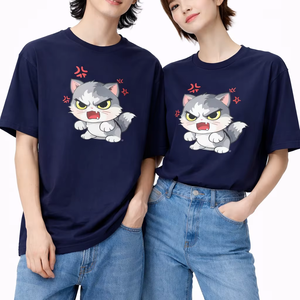 เสื้อยืดโอเวอร์ไซส์ ยูนิเซ็กซ์ ผ้าฝ้าย 100% เป็นมิตรกับสิ่งแวดล้อม แห้งเร็ว สไตล์ลำลอง สตรีทแวร์ คอกลม แขนสั้น - Product Image 1