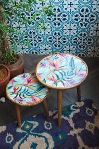 Table basse moderne en bois de manguier massif, design naturel, pour la maison, le salon, utilisation comme meuble - Product Image 5