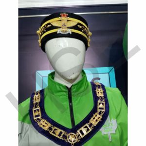 Ensemble de collier et tablier du Rite écossais de 33e degré avec ailes déployées et couronne - HSE - Product Image 3