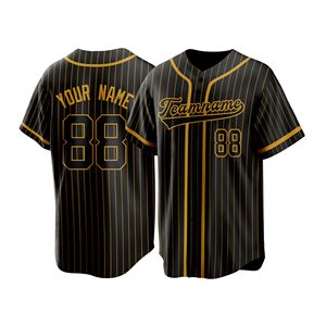 Custom Sports Apparel Mens Baseball Jersey Premium Knit Solid Color Custom Size Anti Pilling Reflective <b>Vinyl</b> - Product Image 3