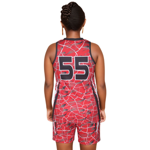 Camiseta de Baloncesto Personalizada de Poliéster para Mujer, Uniforme de Baloncesto Personalizado Sostenible, Ropa Deportiva Femenina Profesional de Secado Rápido - Product Image 2