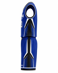 Nouvelle arrivée, uniforme de basket-ball d'entraînement, polyester respirant, entièrement sublimé, unisexe, tailles personnalisées OEM, personnalisation en gros - Product Image 2