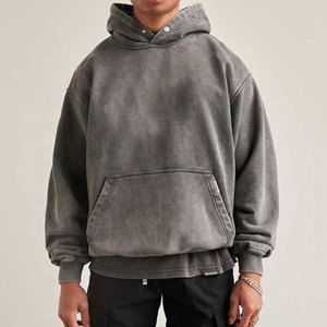 เสื้อฮู้ดดี้รุ่นใหม่ล่าสุด สกรีนโลโก้ได้ ผ้าฝ้าย 100% เนื้อหนา ทรงโอเวอร์ไซส์ ไหล่ตก สไตล์สตรีทแฟชั่น โปรโมชั่นแบรนด์ - Product Image 2