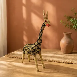Adorno Decorativo de Paja Natural Hecho a Mano, Estilo Bohemio, Ecológico, con Forma de Animal, para Decoración del Hogar - Product Image 4
