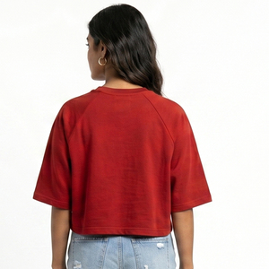 T-shirt Boxy à Épaules Tombantes pour Femme, Col Rond Oversize, T-shirt Boxy d'Été pour Dames, T-shirt Boxy de Sport pour Femmes - Product Image 5