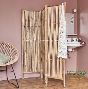 Paravent pliant en bambou personnalisé – Séparateur d'espace et cloison d'intimité naturels pour la maison, l'hôtel, le spa et les centres de villégiature Eco2go Vietnam - Product Image 3