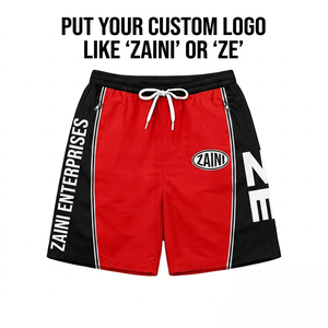 กางเกงวินด์เบรกเกอร์ชาย ZAINI ZI-012 ผ้าโพลีเอสเตอร์ Taslan 130 GSM สีเขียว เบจ ขาว พิมพ์ลายโลโก้ตามสั่ง OEM ODM มีเชือกผูก - Product Image 3