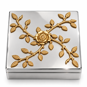Boîte à chocolat tendance en bois et métal avec motif de mosquée gravé, idéale pour les événements et les cadeaux haut de gamme, tailles et couleurs personnalisées disponibles ici - Product Image 3