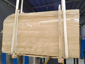 Đánh bóng Thổ Nhĩ Kỳ Roman <span class=keywords><strong>travertine</strong></span> màu be đá cẩm thạch phiến đá cho bên ngoài nội thất bên ngoài tường sàn gạch trang trí - Product Image 2