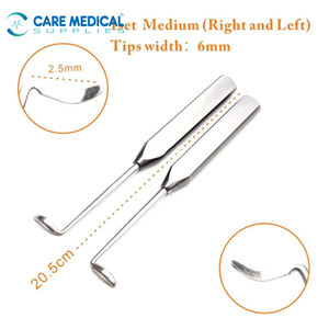 Mejor Calidad Doyen Periosteal Raspatory Curvo Derecho Izquierdo 18cm 20.5cm Elevador Costal Instrumental Quirúrgico Ortopédico para Costillas - Product Image 5