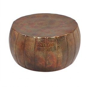 Handmade Industrial Style <b>Round</b> Metal Coffee <b>Table</b> In Antique Finish For Living Room Home <b>Garden</b> Patio Furniture - Product Image 6