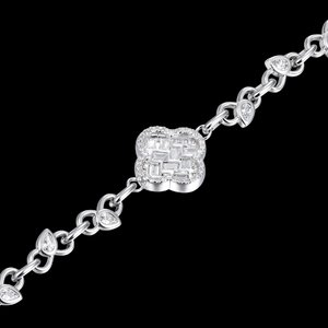 Chaîne élégante de style hip-hop, charme en argent sterling 925, perle d'eau douce, diamant moissanite, bijoux de luxe pour homme, scintillant - Product Image 1