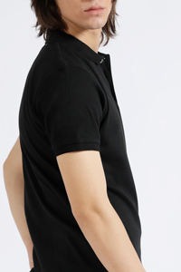 Polo à manches courtes 100 % coton pour hommes, design patchwork personnalisé, respirant et de haute qualité, vente en gros - Product Image 5