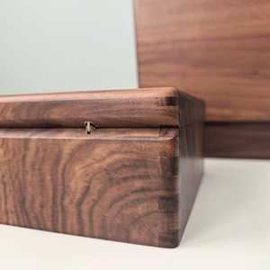 Eco Friendly Handmade Wooden Jewelry <b>Box</b> Premium Quality Solid Wood Classic Design Customizable Organizer Home Office <b>Storage</b> - Product Image 5