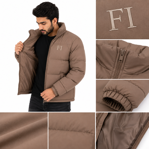 <b>Men</b>’s Warm Puffer <b>Jacket</b> <b>Lightweight</b> Insulated Coat Stand Collar Quilted Winter Outerwear Warm Puffer <b>Men's</b> <b>Jackets</b> Wholesale - Product Image 5