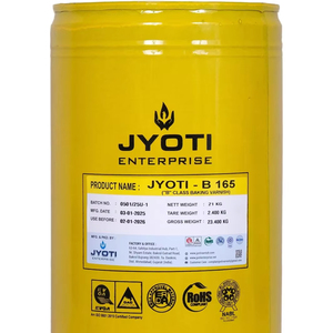 Barniz de horneado clase B Jyoti B 165, 21 KG de peso neto, resina aislante eléctrica, tambor metálico amarillo, Jyoti Enterprise India - Product Image 1