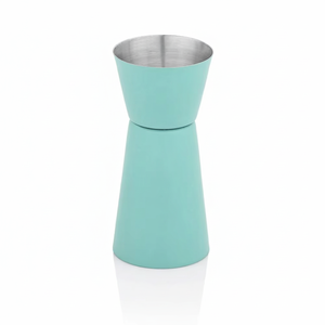 Taza medidora profesional de clavija dorada de doble cara, diseño moderno, cubiertos de acero inoxidable, taza de barra Jigger promocional - Product Image 1