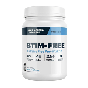 Suplemento en polvo pre-entrenamiento sin estimulantes ni cafeína, suministro a granel - Product Image 1