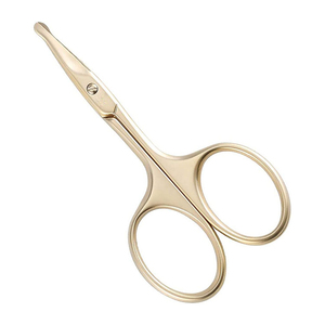 Custom Curved Stainless Steel Beauty <b>Nail</b> <b>Scissors</b> with Sharp Blade Right-Handed <b>for</b> Cuticle Use - Product Image 1