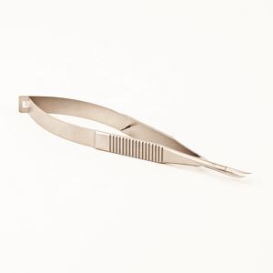 Tijeras de Manicura Rusas de Acero Inoxidable Sostenible con Hoja Curva para Cutículas, Micro Tijeras de Belleza Afiladas para Piel Suave - Product Image 2