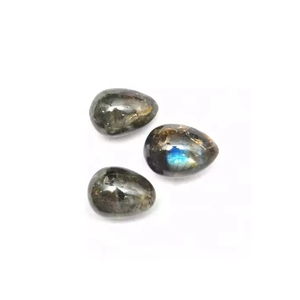 Huevo Yoni de Labradorita Natural, Piedra Semipreciosa de Jade para Protección Energética, Ejercicio Vaginal, Tallado con Diseño Feng Shui - Product Image 3
