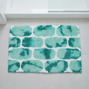 Eco-Friendly Cotton Overdye Washable Woven Bathmat Area Rug <b>Set</b> HILTEX Natural Bathrooms Bedrooms Home Decor Latex Backing - Product Image 1