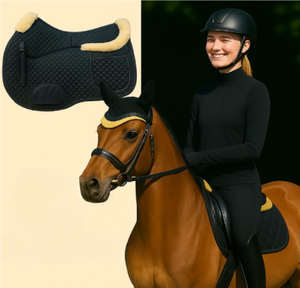 Almohadilla de piel de oveja para silla de montar de caballo |   Manta acolchada para silla de montar de equitación |   Almohadilla Amortiguadora para Montar a Caballo, Venta al por Mayor - Product Image 3