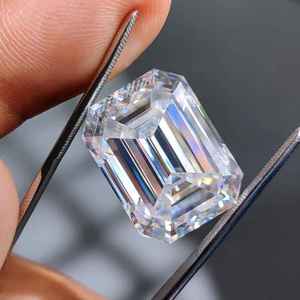 Diamante Cultivado en Laboratorio con Corte Esmeralda Blanco de 1 a 3 Quilates, Certificado por IGI, Piedra Suelta para Anillo de Compromiso, Boda, Fabricación de Joyas - Product Image 5