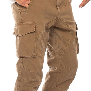 Pantalon cargo décontracté et léger pour homme, coupe droite, avec poches latérales, prix de gros, personnalisable - Product Image 5