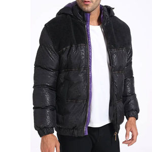New Arrive Unique Design High Quality Custom Coated Stand Collar Quilted <b>Puffer</b> <b>Jacket</b> Men Low Cost <b>Cheap</b> Price - Product Image 5