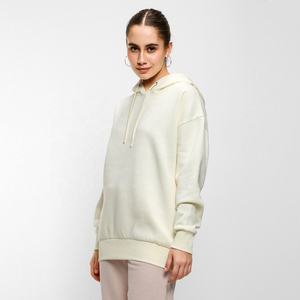Sudadera con Capucha Personalizada con Logotipo para Mujer, Sudadera de Invierno 100% Algodón con Forro Polar y Bordado, Mangas Largas - Product Image 1