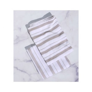 Organic Cotton <b>Kitchen</b> Towels Manufacturer Heavyweight Pine Tree Embroidered Hand Painted Bulk OEM Private <b>Label</b> Supply - Product Image 4