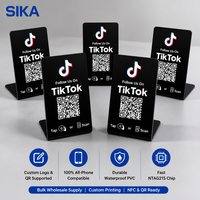 Support d'affichage NFC sans contact personnalisé SIKA avec code QR pour cartes-cadeaux Google Play et avis Google – Présentoir de codes QR