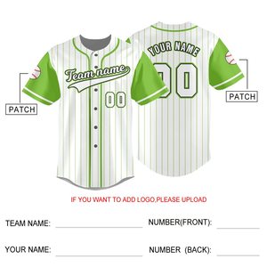 OEM Breathable Quick Dry Custom Baseball Jersey for <b>Men</b>-V-neck Top Custom Colors Logo 100% Polyester Heat-Transfer Printed - Product Image 3