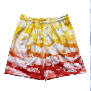 High Quality Wholesale Heavyweight Polyester Mesh Sublimation Shorts Double <b>Layer</b> Gym Basketball Custom Sublimated Mesh Shorts - Product Image 4