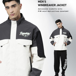Veste de travail coupe-vent Phantom X pour homme, style color block, col montant, fermeture éclair frontale, poches brodées, coupe régulière, style automne - Product Image 6