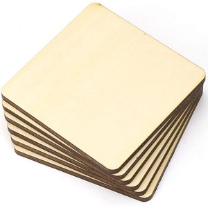 Wooden Square <b>Coaster</b> <b>Set</b> Of 4 Pcs With Wood Finished For Hot & Cold Cover Of Beverage Kitchenware <b>Coaster</b> <b>Set</b> - Product Image 1