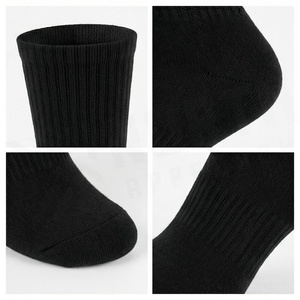 Chaussettes North Approach Crew noires avec imprimé lettres, respirantes, pour adultes, décontractées, printemps - Product Image 4