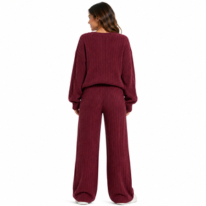 <b>Women</b> <b>Velour</b> Lounge <b>Tracksuit</b> With Smooth Jacket And Matching Pants For Travel Days Home Comfort And Boutique Collections - Product Image 4