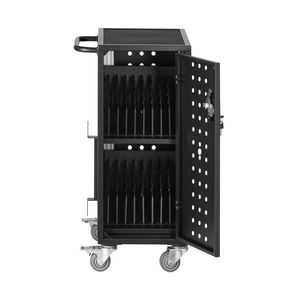 Stazione di ricarica mobile per 16 dispositivi, carrello da pavimento con caricatore per schermi fino a 15,6 pollici, per uso in ufficio e aula. - Product Image 5