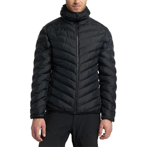 Chaqueta de Invierno Personalizada, Ecológica, Resistente al Viento, Talla Grande, Reversible, Ligera, Cálida, Negra, Rellena de Poliéster, Estilo Urbano - Product Image 1