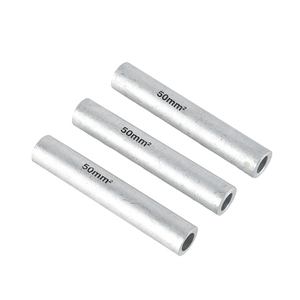 Manchon <span class=keywords><strong>de</strong></span> raccordement droit en aluminium GL-50 50mm² pour sertissage <span class=keywords><strong>de</strong></span> câbles, borne <span class=keywords><strong>de</strong></span> connexion pour fils en aluminium - Product Image 4