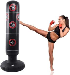 Sac de frappe en cuir véritable professionnel, produit de haute qualité fabriqué en gros, sac d'entraînement de boxe avec chaîne métallique - Product Image 5