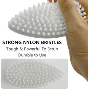 Spazzola per Pulizia Multiuso Resistente, Formato Piccolo, Bianca, con Setole Rigide in Nylon - Product Image 5