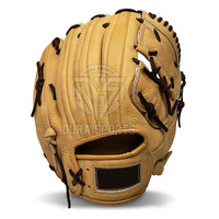 Gants d'entraînement de baseball en cuir véritable souple pour jeunes et adultes, conception robuste et durable pour une utilisation prolongée